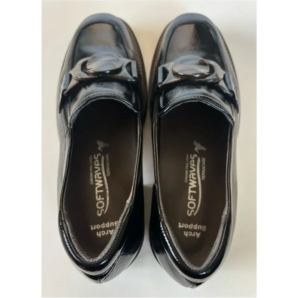RARE~ Softwaves Blum Moccasins in Black Size 41 / 10~ Excellent